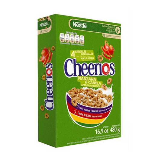 Cereal Cheerios Manzana Canela - 480g