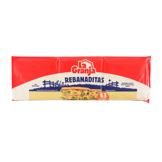 Rebanaditas La Granja - Queso Amarillo - 63un/1kg