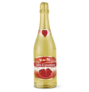 Botella Sidra - Wells -  sin alcohol - 750ml - Sabor Manzana