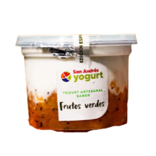 Bote Yogurt Sabor Frutos Verdes - 16oz - San Andres