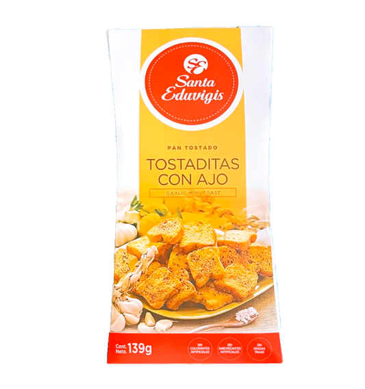 Caja de Tostaditas con Ajo - 80g - Pralin