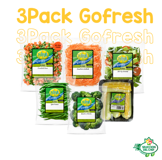 3Pack Gofresh - Escoge los vegetales que mas te gustan