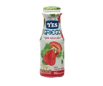 Yogurt bebible Griego sabor Fresa - Lactolac - 212ml (PRODUCTO BAJO PEDIDO)