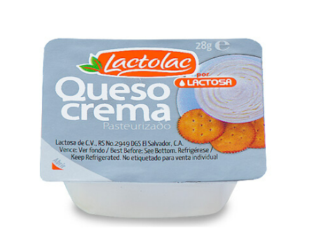 Mini Porciones Queso Crema - Lactolac - 28g (PRODUCTO BAJO PEDIDO)