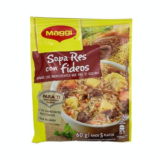 Sopa Res con Fideos - Maggi - 55g