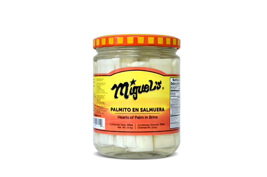 Frasco de Palmito 16 onzas Miguels