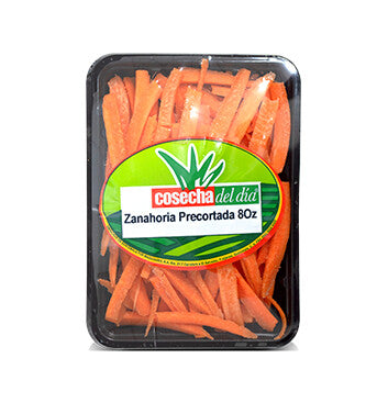 Bandeja Zanahoria precortada- Cosecha del Día -  8oz (Producto bajo pedido)