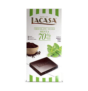 Chocolate 70% Cacao Menta - La Casa - 100g