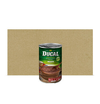 Caja Frijol Rojo volteado - Ducal - 24 Unidades - 15oz/lata (Producto Bajo Pedido)