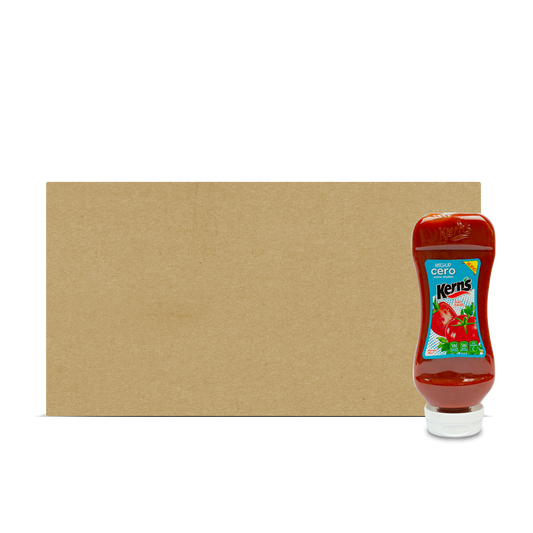 Caja de Ketchup Kerns Cero Azucar - 18x520gr - PET