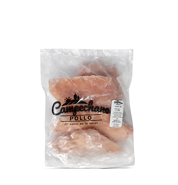 Filete de pechuga - Corte Gota IQF - Pollo Campechano - 1.50Lb