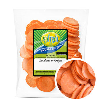 Zanahoria en Rodajas - Gofresh - Bolsa - 1 Lb