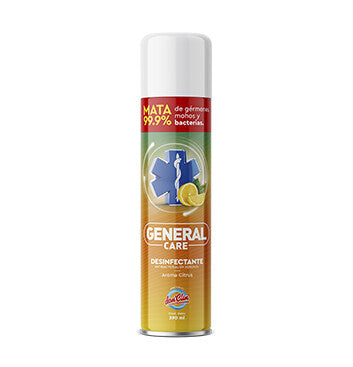 Desinfectante Antibacterial en aerosol - General Care -  390ml - Aroma Citrus