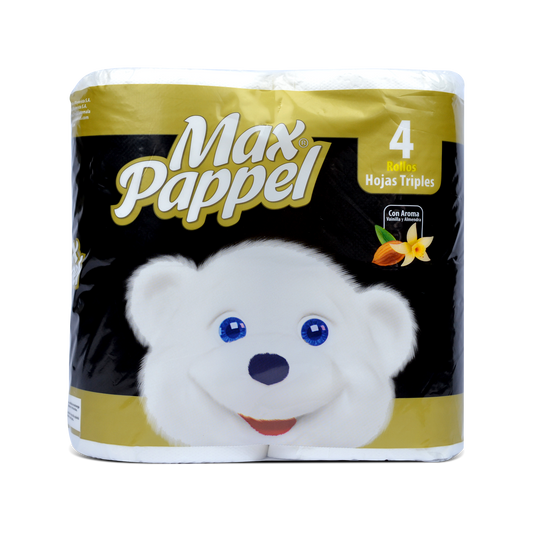 Papel Higienico - Max Pappel - Dorado Negro - 4 rollos
