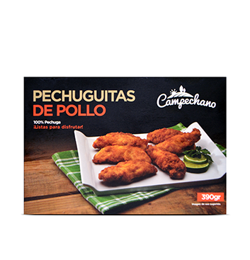 Pechuguitas - Pollo Campechano - 390g/caja (Producto Bajo Pedido)
