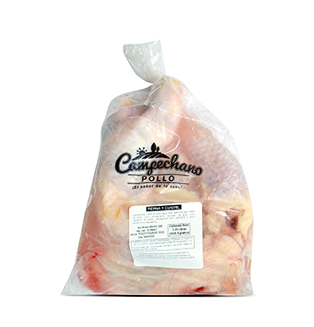 Pierna+Cuadril - Blanco Cong - Pollo Campechano - 2.25 Lb