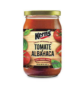 Salsa Tomate Albahaca - Kerns - 425g