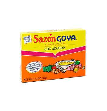 Caja Sazon con Azafran - Goya - 36 Unidades - 40g (Producto Bajo Pedido)