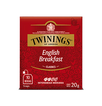 Té English Breakfast - Twinings - 20g/10 sobres