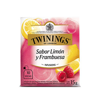 Té Limón y Frambuesa - Twinings - 15g/10 sobres