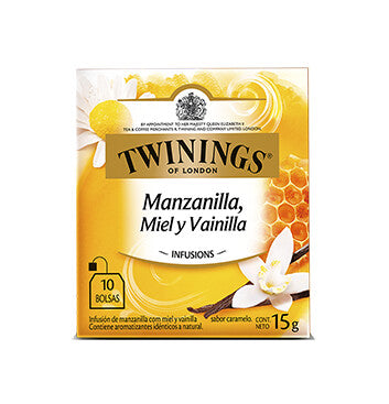 Té Manzanilla Miel y Vainilla - Twinings - 15g/10 sobres